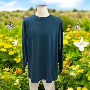 Vintage Duck Head Long Sleeve Shirt USA Made Normcore Minimalist Cozy Tee SZ L